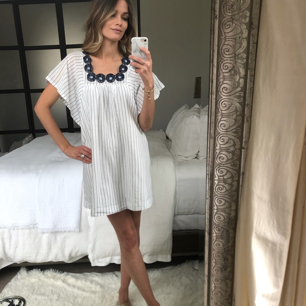 Madewell white cotton summer dress